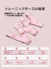 RUNWE 子供用 エクササイズエラストバンド【段階型・ヨガ・フィットネストレーニング用・ストレッチ用】