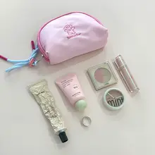 小型化粧ポーチ【インスタ風・携帯用・分 compartments収納】