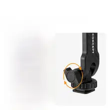 KFCONCEPT モバイルクリップ スマートフォン用三脚マウント【熱靴固定・多機能・手持ち撮影・Vlog対応】