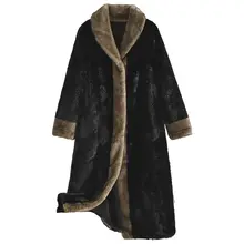 ゴールドベルベットロングコート【バイカラー・ウール混・女性用】