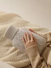 シリコン製湯たんぽ【水注入タイプ・女性用・お腹に敷ける・暖かい】