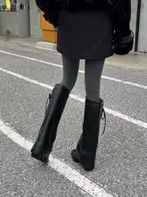 秋冬用ハイカットレースアップブーツ【ファッションブーツ】