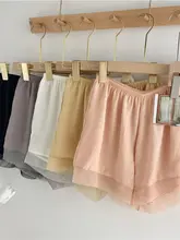 エアリーな軽やかさのシンプルな透け感安全パンツ【夏用・広めのボクサータイプ・通気性】
