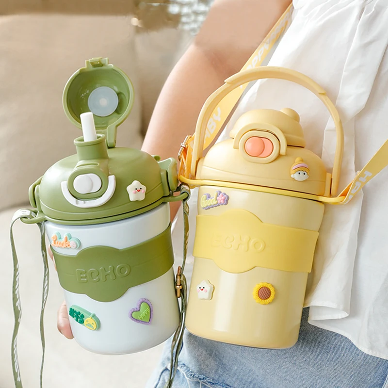 子供用ストロー付き保温保冷水筒 MJ-bwb1 850ml 304ステンレスの実用性と使い方