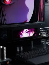 瞳型 LEDライト アニメ風 瑠璃色 ゲーミングルーム インテリア 置物 雰囲気照明 プレゼント