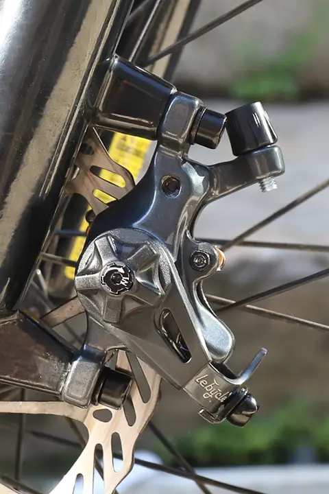 自転車用ディスクブレーキキャリパーセット【14インチ対応・電動折りたたみ自転車用・両駆動】