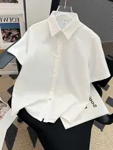 夏用 基本の短袖白シャツ【デザイン性あり・通勤向け・JKスタイル】