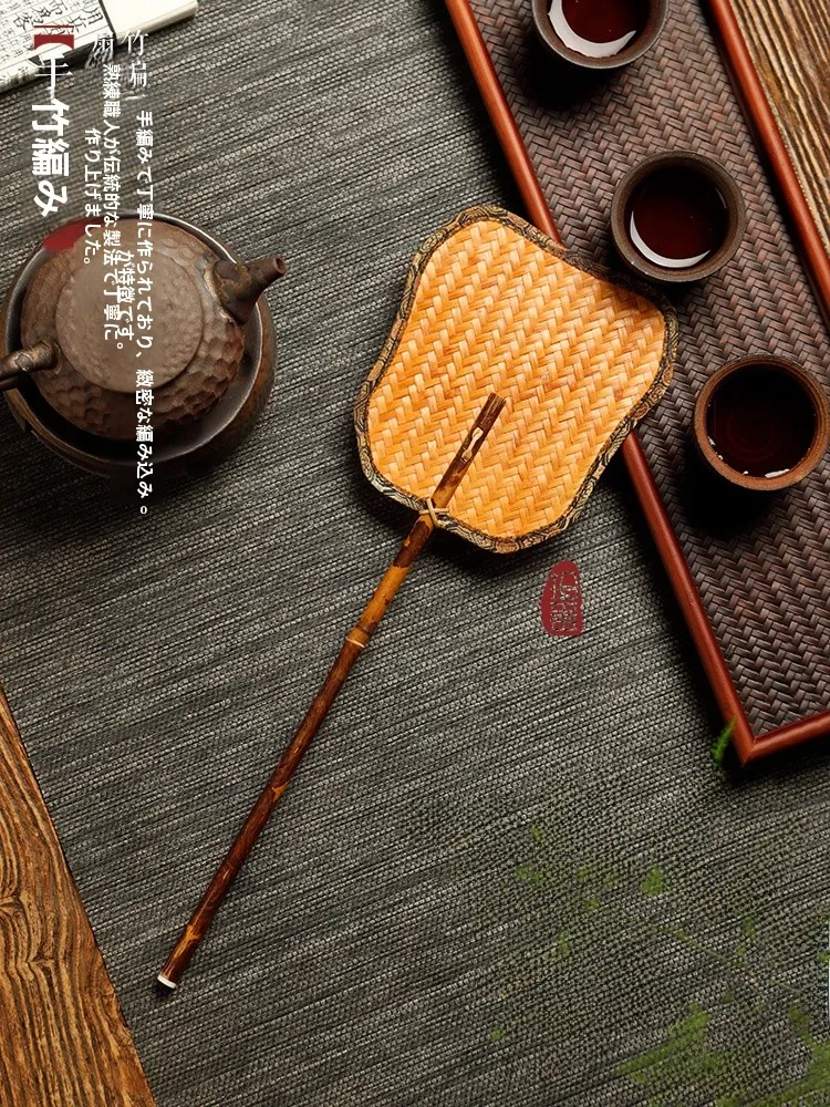 竹製ミニ扇子：江戸時代の茶室で使う伝統的な涼炉扇の実用性と保存法