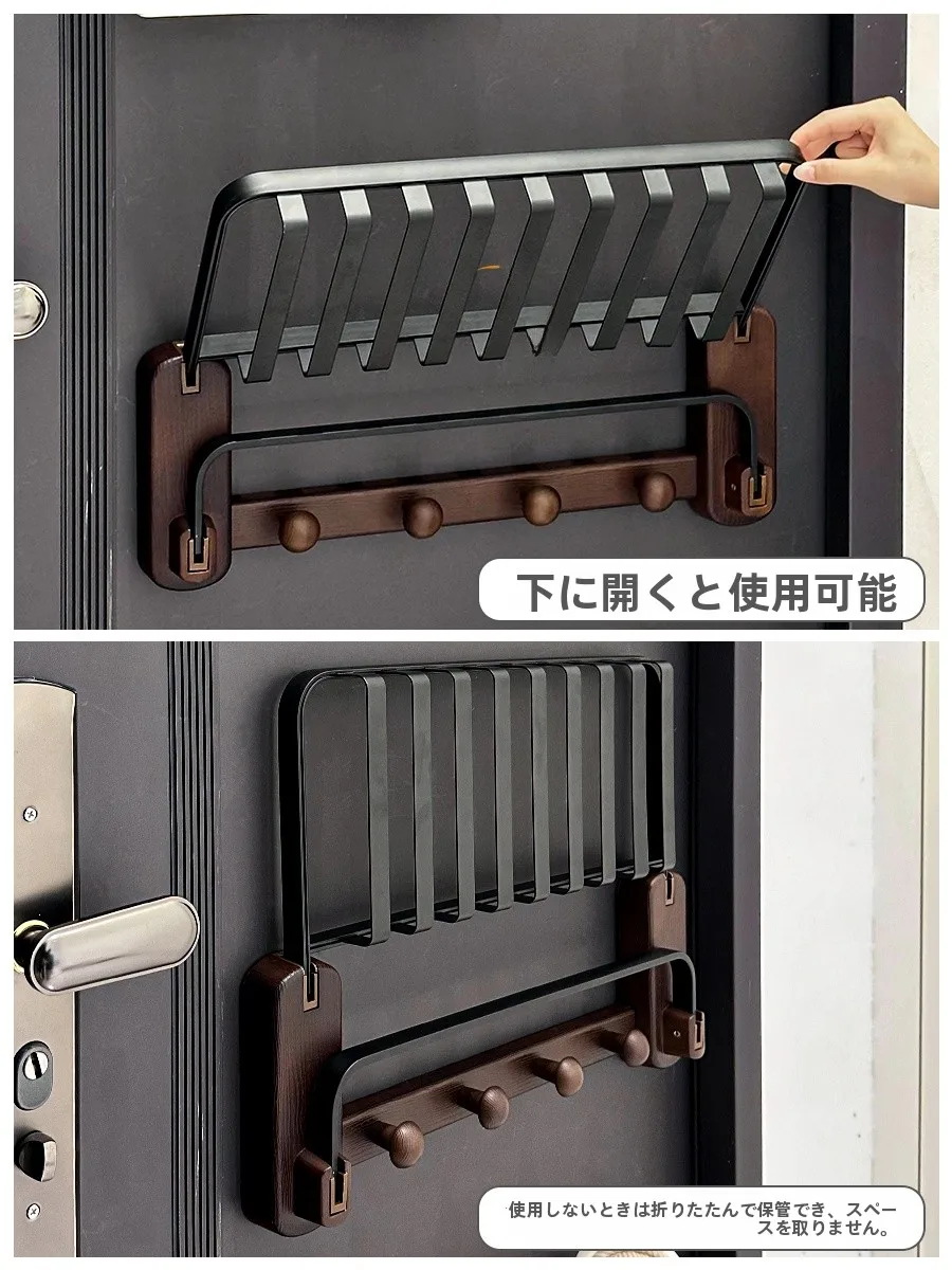 玄関飾り棚をどう選ぶ？中古風の壁掛けキーラックが、空気を整える3つの理由