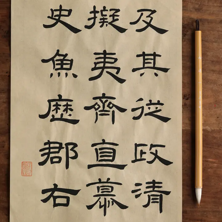 初心者向け大白雲書道筆【羊毛・中楷・隷書対応】