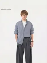 ヴィンテージ風 青いチェックシャツ【コットン・長袖・フィット】