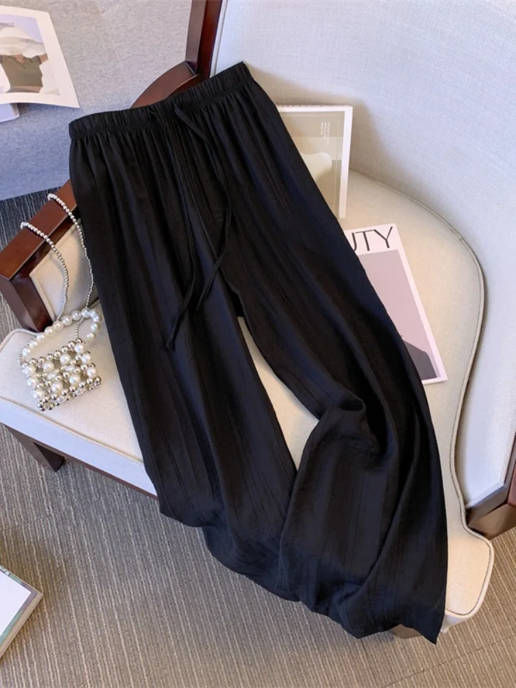ウエスト60cmのパンツは洋梨体型向けのゴムウエスト阔腿パンツに最適