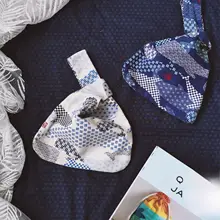 丸型 和風 夏用 ウエストバッグ【DIY素材キット・裁断不要・布製】