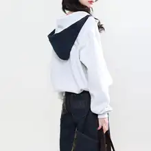 AONW ストライプデザイン フード付きカーディガン【秋冬用・チェック柄・ゆったりタイプ】