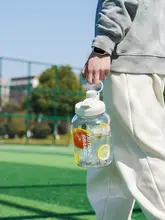 Lock&Lock 超大容量トライタン製スポーツボトル【アウトドア・男女兼用・フィットネス用】