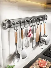 吸盤式キッチンフック収納ラック【穴あけ不要・壁掛け・調理器具用】