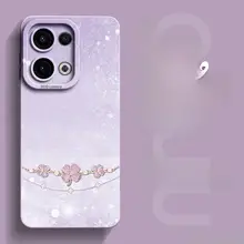 OPPO Reno13/Reno12シリーズ対応 シリコン製スマホケース【全包・ストラップ付き・衝撃吸収】