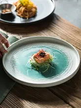 セラミック 西洋食器 使い方 家庭用 ステーキ皿 餃子皿 和え麺皿