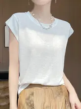 通勤スタイル レディス ラウンドネック半袖Tシャツ【夏用・ゆったり・シンプル】
