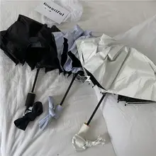 シンプルでクリーンなアイボリー色の晴雨兼用傘【男女兼用・紫外線対策・耐久性】