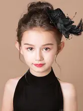 子供用オリジナルヘッドドレス 銀色スパンコール小さなシルクハットヘアアクセサリー【ドレス衣装用・演出用】
