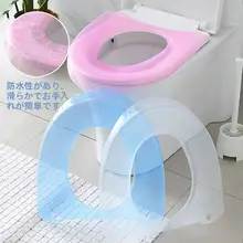 防水機能付きプラスチック製トイレシート【脱着可能・清潔感を保つ・個人用】（セットアップ対応）