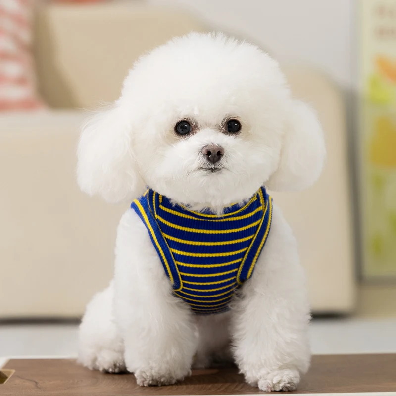 hipidog ストライプデザインの薄手ベストは小型犬の夏の快適着用に最適か