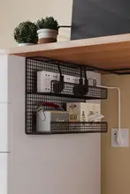 机下配線整理ボックス【穴あけ不要・電源ケーブル収納・デスク上の配線隠し】