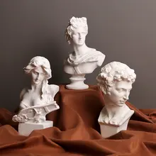 北欧風 ミニ ヴィーナス & ダビデ像 レジン製アートデコ小物