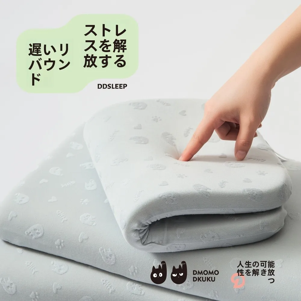 夏用メモリーフォーム枕：記憶棉による適度な支撑と洗える設計の実用性