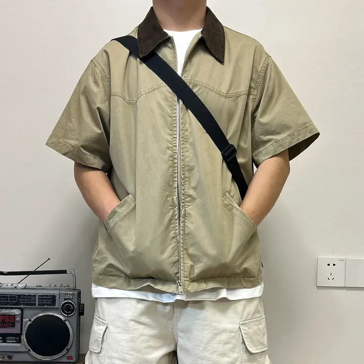 日本のレトロなデトロイト作業服 シャツ