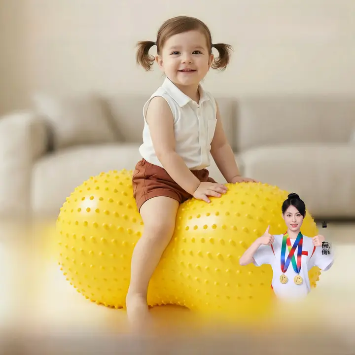 子供用感覚統合トレーニングビーンボール【幼児向け・厚手・バランスボール】（セットアップ対応）
