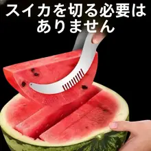 スイカカッター【ステンレス製・家庭用・切り分けツール】