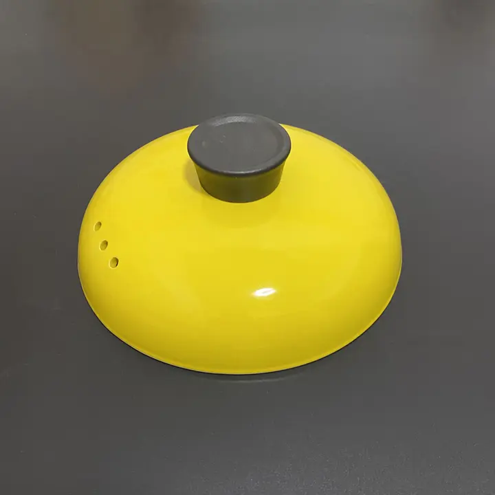 耐熱性 陶器製鍋用蓋【家庭用・スープ調理・紫色】
