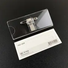 アクリル製 名札クリアプラスチックバッジ【ピン留め式・職務証明書・看護師・社員用】