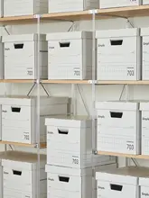 収納ボックス 書類 本用 紙製 厚手 整理ボックス