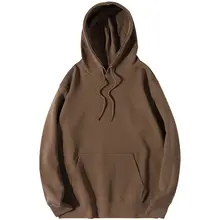 アメリカンレトロフード付きスウェットシャツ【ミルクコーヒー・ゆったりシルエット・秋用】