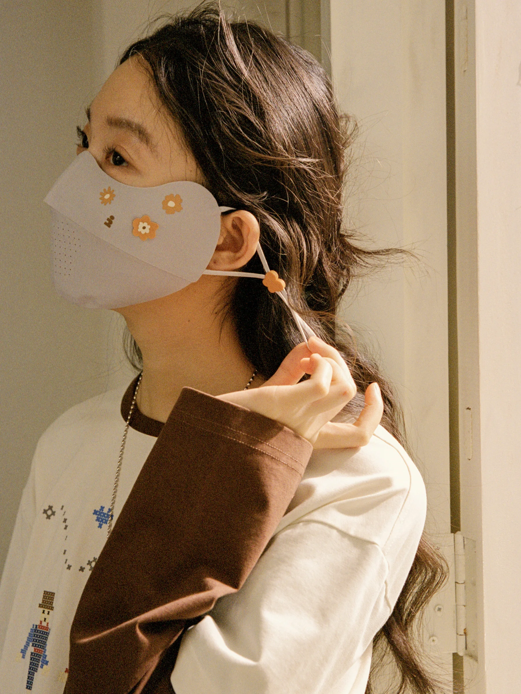 春夏向け 蝶柄UVカットマスクと氷袖の快適性と日焼け防止効果