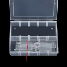 分割収納ボックス【ネイルアート・10分割・プラスチック製・蓋付き】