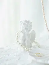 ジュエリーディスプレイスタンド【石膏製・リングトレイ・イヤリング・ネックレス用・収納】