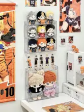 壁掛け式 置物ラック【穴あけ不要・多層・学生フィギュア用・ディスプレイスタンド】