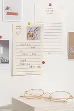 剥がせる無粘着チューリップデザインのメモ紙【手帳素材・コラージュ装飾用】