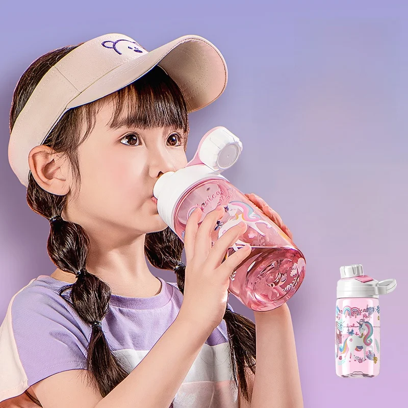 子供用ストロー付き水筒【500ml・保冷機能・幼稚園から小学生まで】