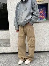 メンズ カジュアル 多ポケットパンツ【ヒップホップスタイル・街頭・スケートボード用】