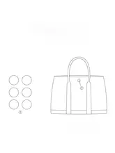 愛馬仕ガーデンバッグ用金具保護水凝膜【輸入修復対応】