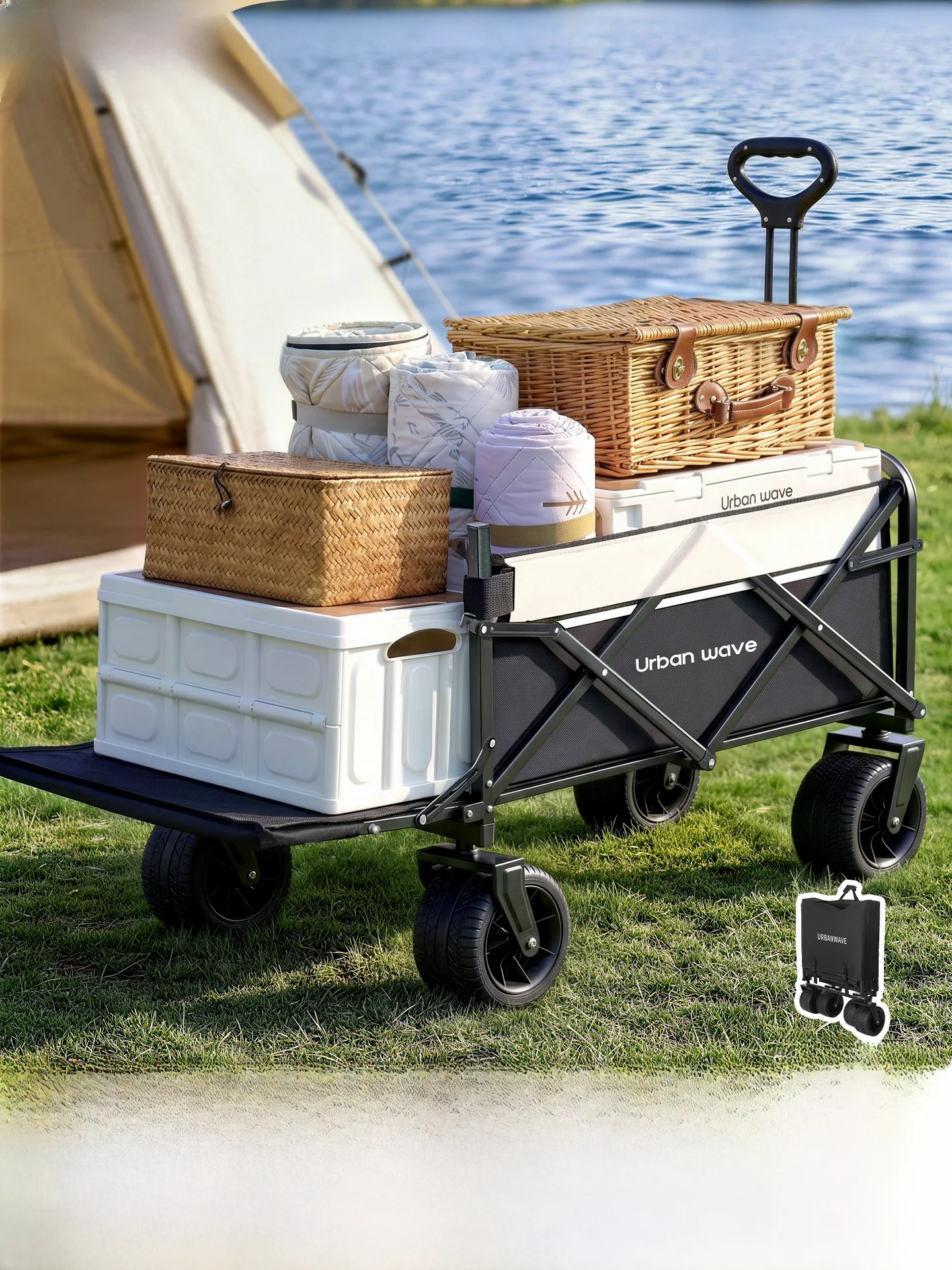 Urbanwave 折りたたみキャンプカー：7月キャンプに最適なコンパクトアウトドアスペース