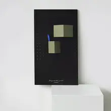 oroliving 金属製収納ラック【ゲームデスク用・電気メーターボックス隠し・衣類ハンガー付き】