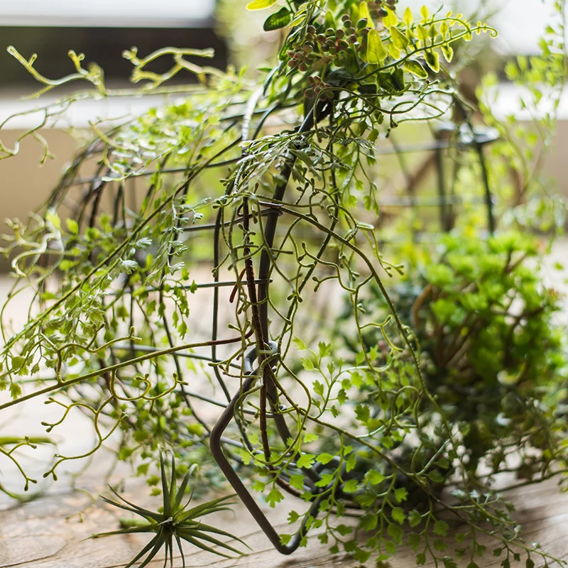 ウッドデッキの目隠しにぴったり？リアルな緑のつる植物が解決する、風や雨に強い自然の感覚