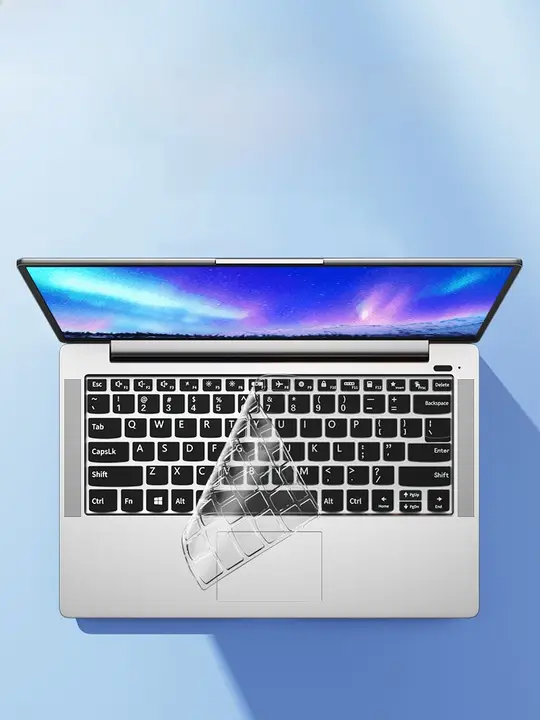 キーボードカバー ノートパソコン 保護フィルム ほこり防止カバー 対応14pro 15青春版 14青春版 13air ライゼン版 カバー全体 14インチ 15.6 防水 グレー