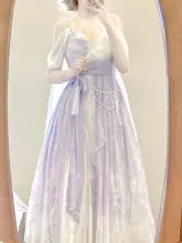 新中式漢服女性用ドレス【漢元素・古風・ふんわりエレガント】（セットアップ対応）